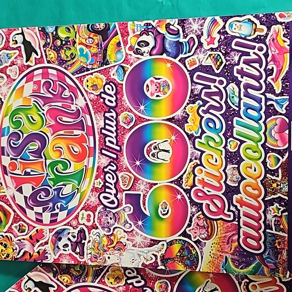 Lisa frank sticker book's 600 each total of 3 books...1800 stickers Brand New - Picture 2 of 12